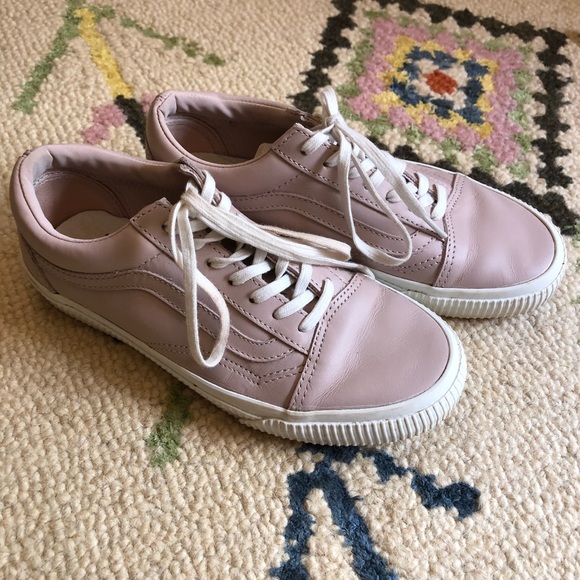 vans old skool platform sepia rose
